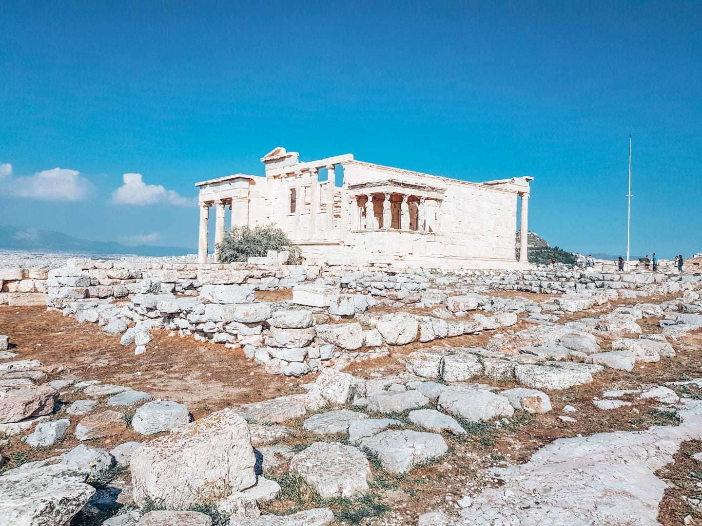 akropolis in athen, Griechenland, Einem der schönsten Reiseziele in Europa.