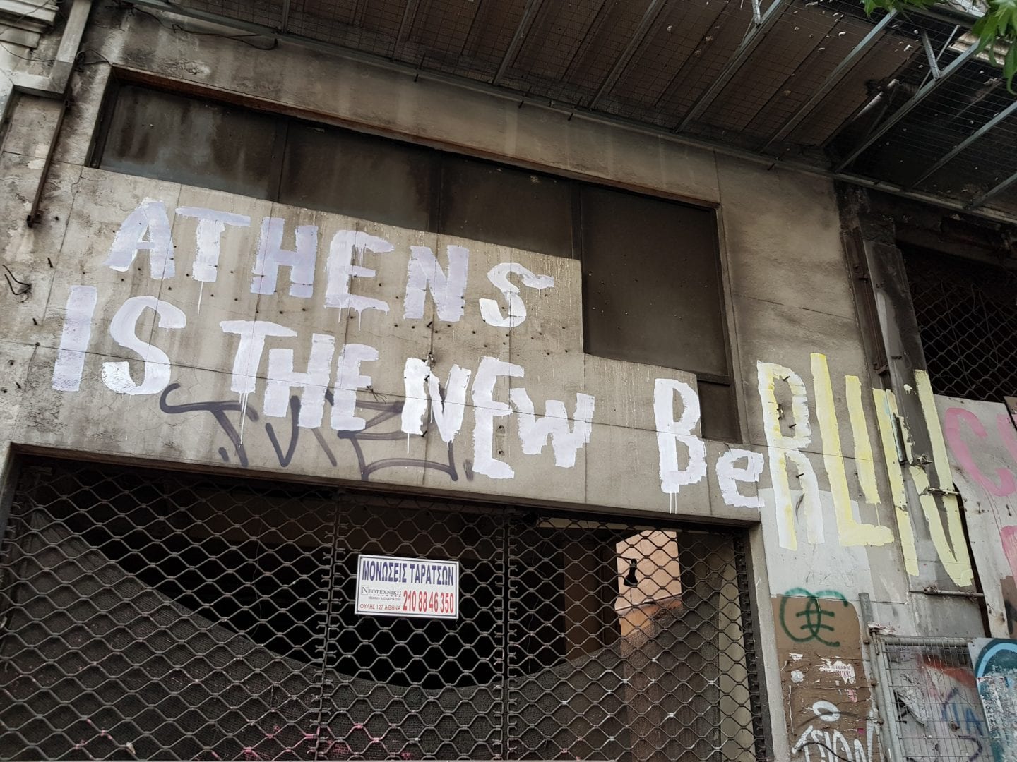 athens is the new berlin graffiti